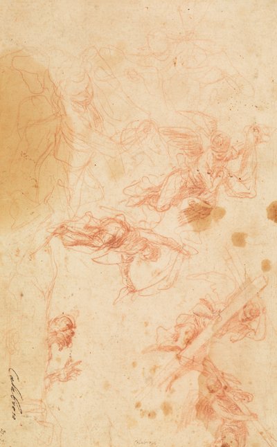 Angels Carrying the Holy Cross and Shroud by Mattia Preti